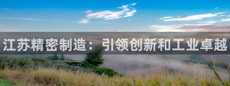 彩神v8是一个什么平台：江苏精密制造：引领创新和工业卓越