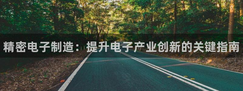 彩神到底能不能赚钱：精密电子制造：提升电子产业创新的关键指南