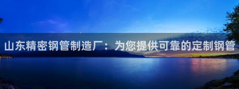 彩神到底能不能赚钱：山东精密钢管制造厂：为您提供可靠的定制钢管