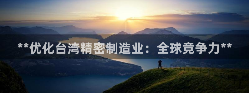 彩神vi争霸官网：**优化台湾精密制造业：全球竞争力**