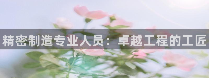 新版彩神v8登录：精密制造专业人员：卓越工程的工匠