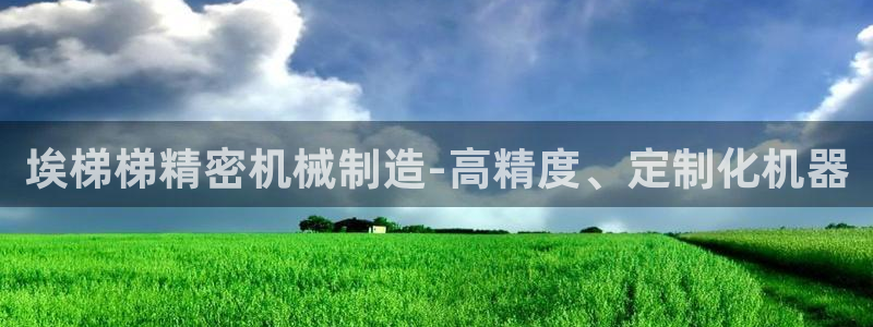 彩神v8是一个什么平台游戏：埃梯梯精密机械制造-高精度、定制化机器