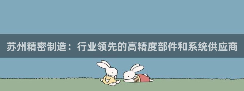 彩神vlll官网网上购彩：苏州精密制造：行业领先的高精度部件和系统供应商