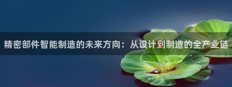 彩神天下专家专栏：精密部件智能制造的未来方向：从设计到制造的全产业链