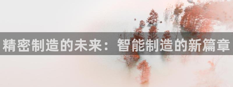 彩神vlll游戏特色：精密制造的未来：智能制造的新篇章
