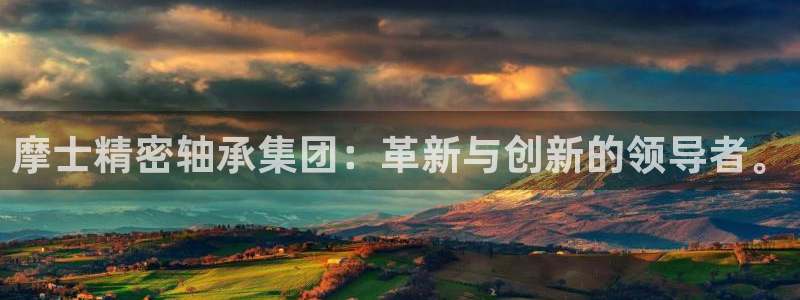 大发彩神官网下载：摩士精密轴承集团：革新与创新的领导者。