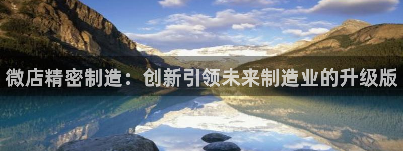 彩神8软件下载：微店精密制造：创新引领未来制造业的升级版