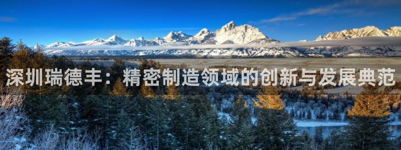 彩神赢钱了吗知乎：深圳瑞德丰：精密制造领域的创新与发展典范