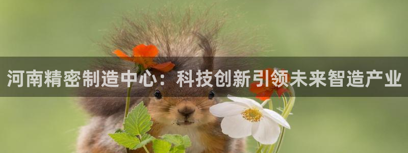 彩神网合法吗：河南精密制造中心：科技创新引领未来智造产业